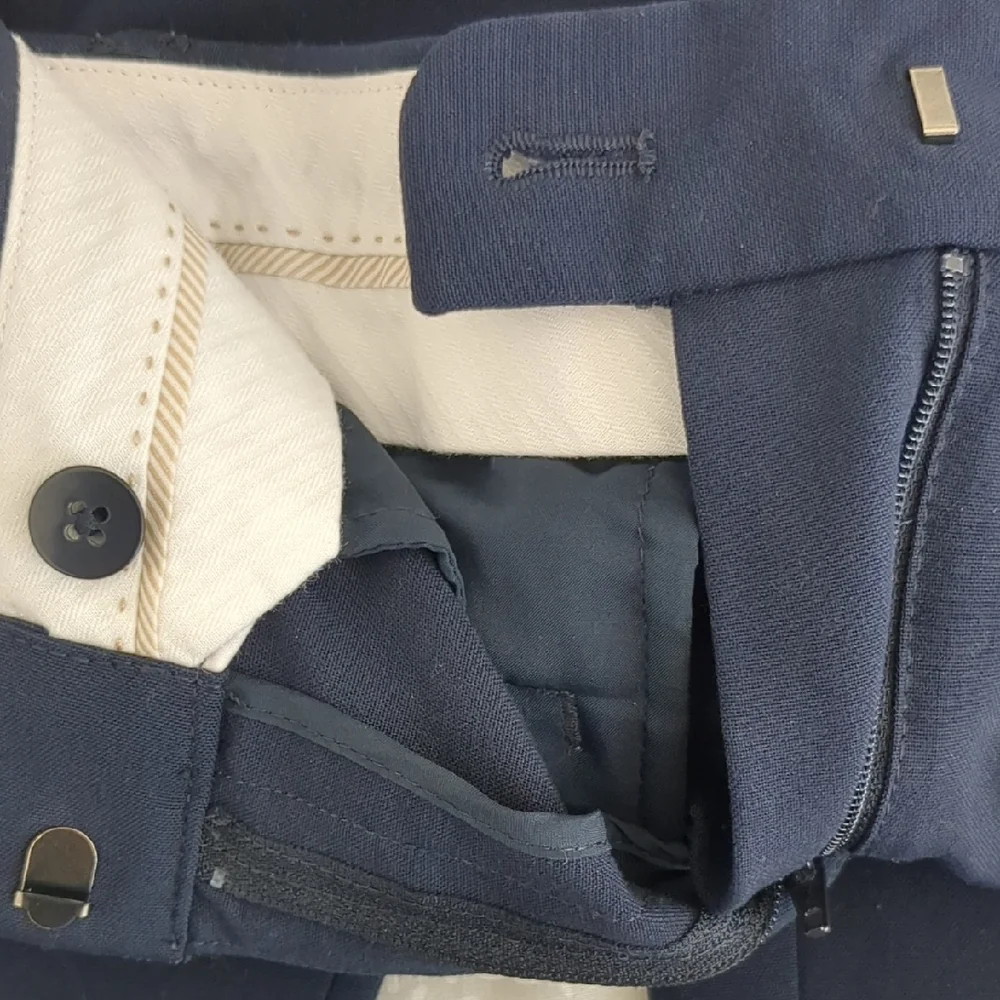 Talbots Windsor Navy Blue Dress Pants - Picture 7 of 10